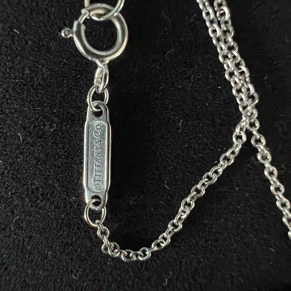 Tiffany T collection white gold diamond necklace - Picture 5 of 5